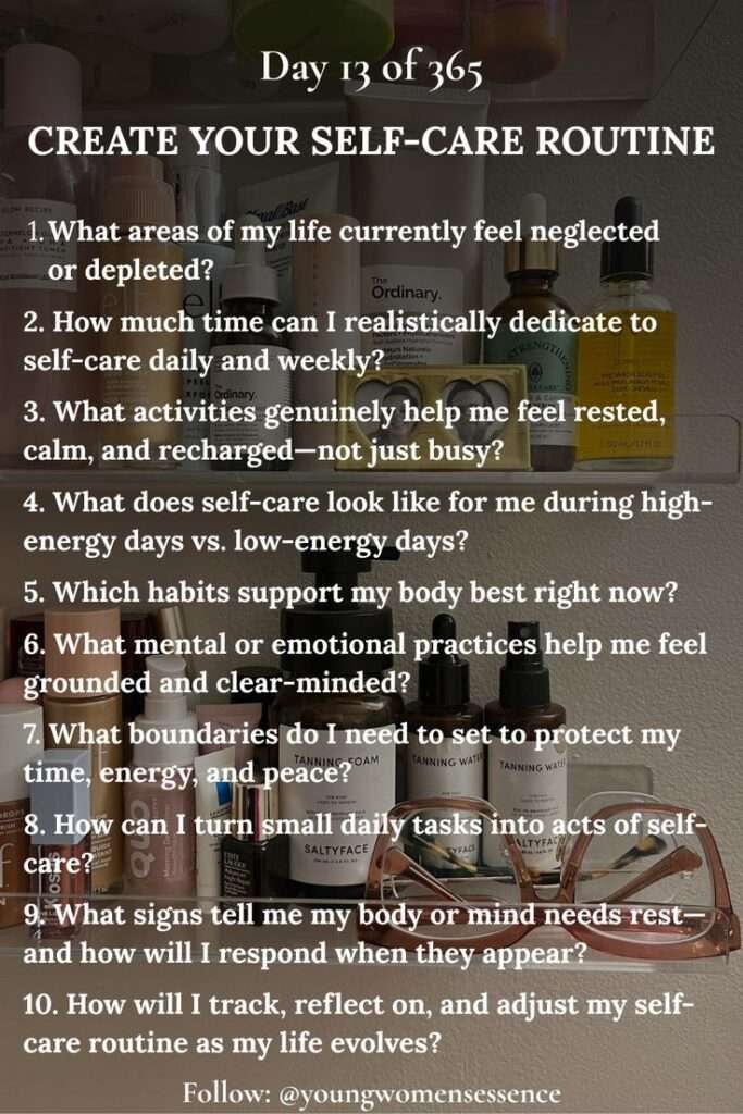 Create Your Self-care Routine
